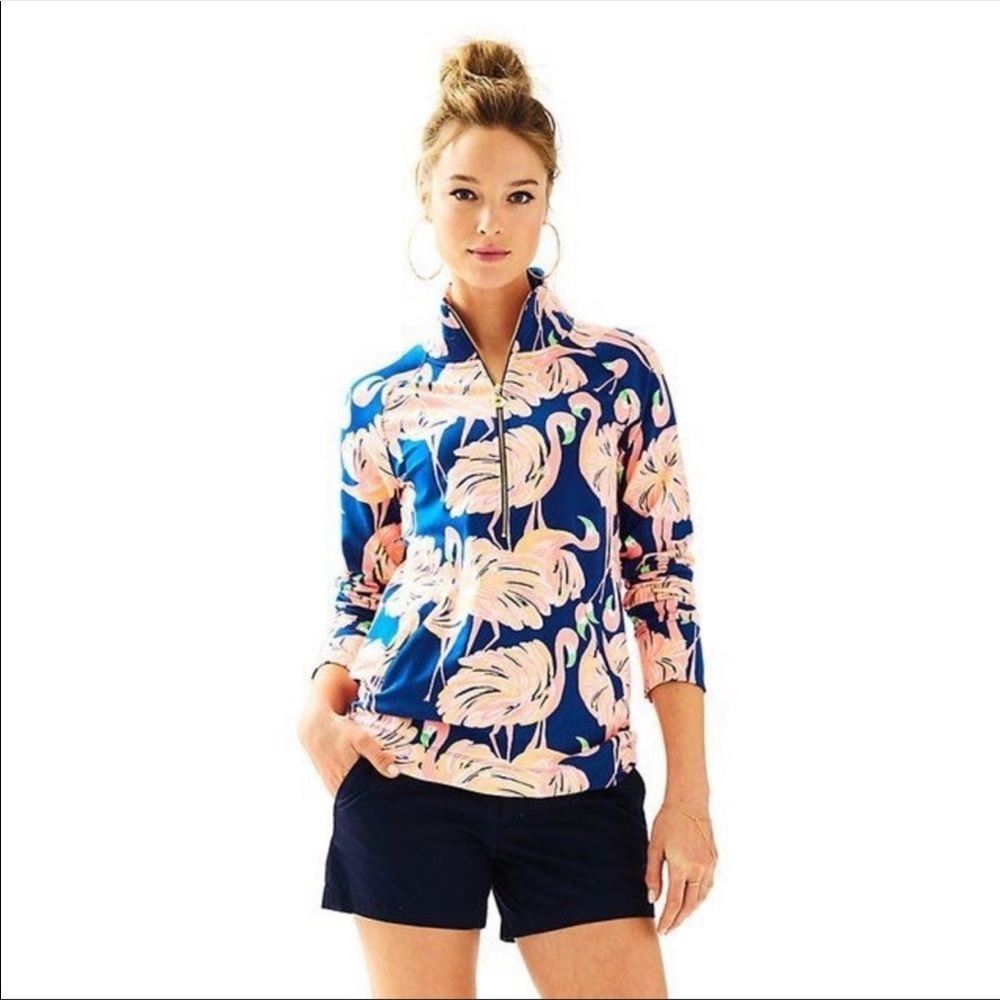 Lilly Pulitzer Gimme Some Leg Popover Jacket XS